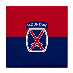 Flag Of United States Army 10th Mountain Division Face Towel by abbeyz71