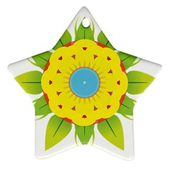 Abstract Flower Ornament (star)