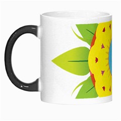 Abstract Flower Morph Mugs