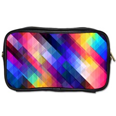 Abstract Background Colorful Toiletries Bag (one Side)