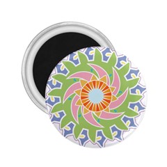 Abstract Flower Mandala 2 25  Magnets