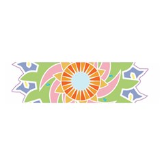 Abstract Flower Mandala Satin Scarf (oblong) by Alisyart