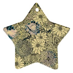 Abstract Art Botanical Ornament (star)