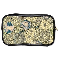 Abstract Art Botanical Toiletries Bag (two Sides)