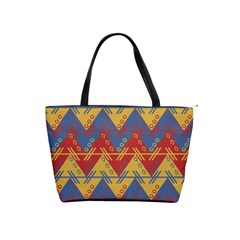 Aztec South American Pattern Zig Classic Shoulder Handbag by Alisyart