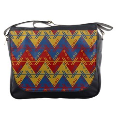 Aztec South American Pattern Zig Messenger Bag