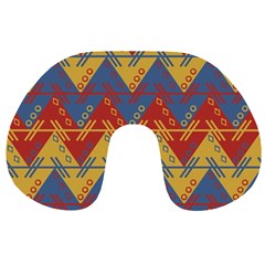 Aztec South American Pattern Zig Travel Neck Pillows