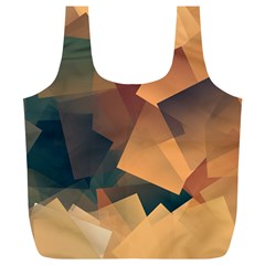 Background Triangle Full Print Recycle Bag (xl) by Alisyart