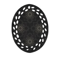 Background Star Pattern Ornament (oval Filigree)