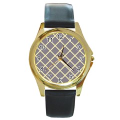 Background Round Gold Metal Watch by Alisyart