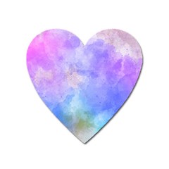 Background Abstract Purple Watercolor Heart Magnet by Alisyart