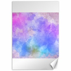 Background Abstract Purple Watercolor Canvas 12  X 18 
