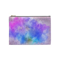 Background Abstract Purple Watercolor Cosmetic Bag (medium)