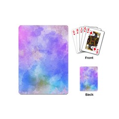 Background Abstract Purple Watercolor Playing Cards (mini)