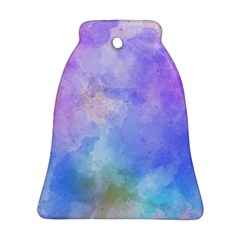 Background Abstract Purple Watercolor Ornament (bell)