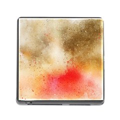 Abstract Space Watercolor Memory Card Reader (square 5 Slot)