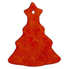 Background Structure Pattern Nerves Christmas Tree Ornament (two Sides)