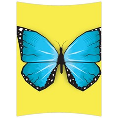 Butterfly Blue Insect Back Support Cushion