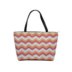 Chevron Pattern Classic Shoulder Handbag