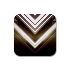 Chevron Triangle Rubber Coaster (square) 