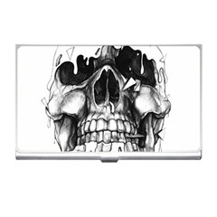 Black Skull Business Card Holder by Alisyart