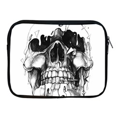 Black Skull Apple Ipad 2/3/4 Zipper Cases