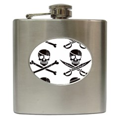 Bone Skull Hip Flask (6 Oz)