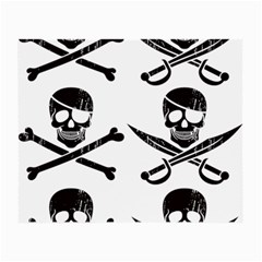 Bone Skull Small Glasses Cloth (2-side) by Alisyart