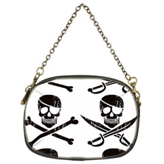 Bone Skull Chain Purse (two Sides)