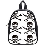Bone Skull School Bag (Small) Front