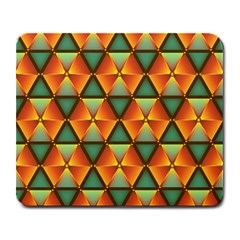 Background Triangle Abstract Golden Large Mousepads