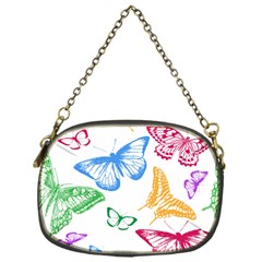 Butterfly Rainbow Chain Purse (one Side)