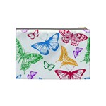 Butterfly Rainbow Cosmetic Bag (Medium) Back