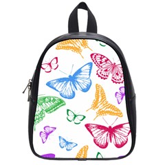 Butterfly Rainbow School Bag (small)