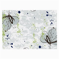 Butterfly Flower Large Glasses Cloth (2-side) by Alisyart