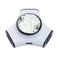 Butterfly Flower 3-port Usb Hub