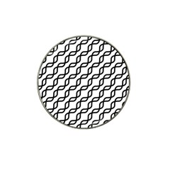 Diagonal Stripe Pattern Hat Clip Ball Marker by Alisyart