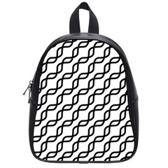 Diagonal Stripe Pattern School Bag (small)