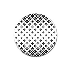 Concentric Halftone Wallpaper Magnet 3  (round) by Alisyart