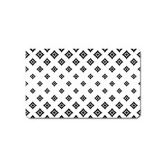 Concentric Halftone Wallpaper Magnet (name Card) by Alisyart