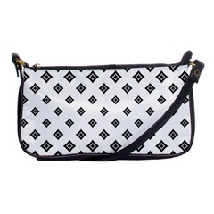 Concentric Halftone Wallpaper Shoulder Clutch Bag