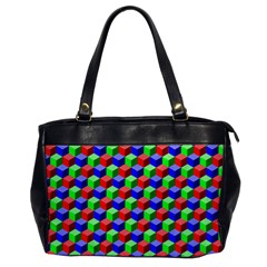 Colorful Prismatic Rainbow Oversize Office Handbag