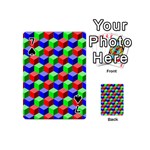 Colorful Prismatic Rainbow Playing Cards 54 (Mini) Front - Spade7