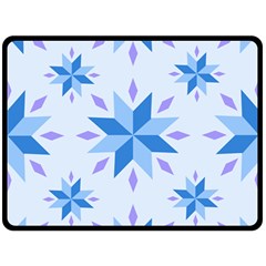 Dutch Star Snowflake Holland Fleece Blanket (large) 