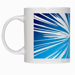 Color Blue Background Structure White Mugs by Alisyart
