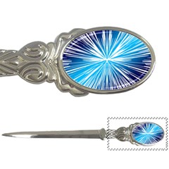 Color Blue Background Structure Letter Opener by Alisyart