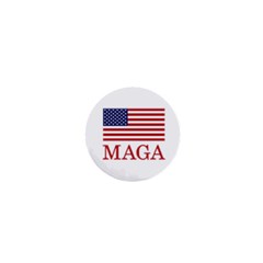 Maga Make America Great Again With Usa Flag 1  Mini Magnets by snek