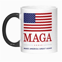 Maga Make America Great Again With Usa Flag Morph Mugs by snek