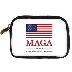 Maga Make America Great Again With Usa Flag Digital Camera Leather Case by snek