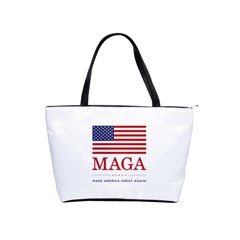 Maga Make America Great Again With Usa Flag Classic Shoulder Handbag by snek